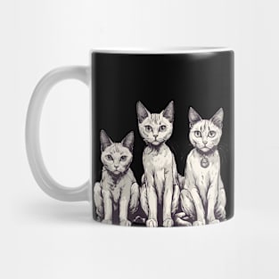 Three Cats Mug